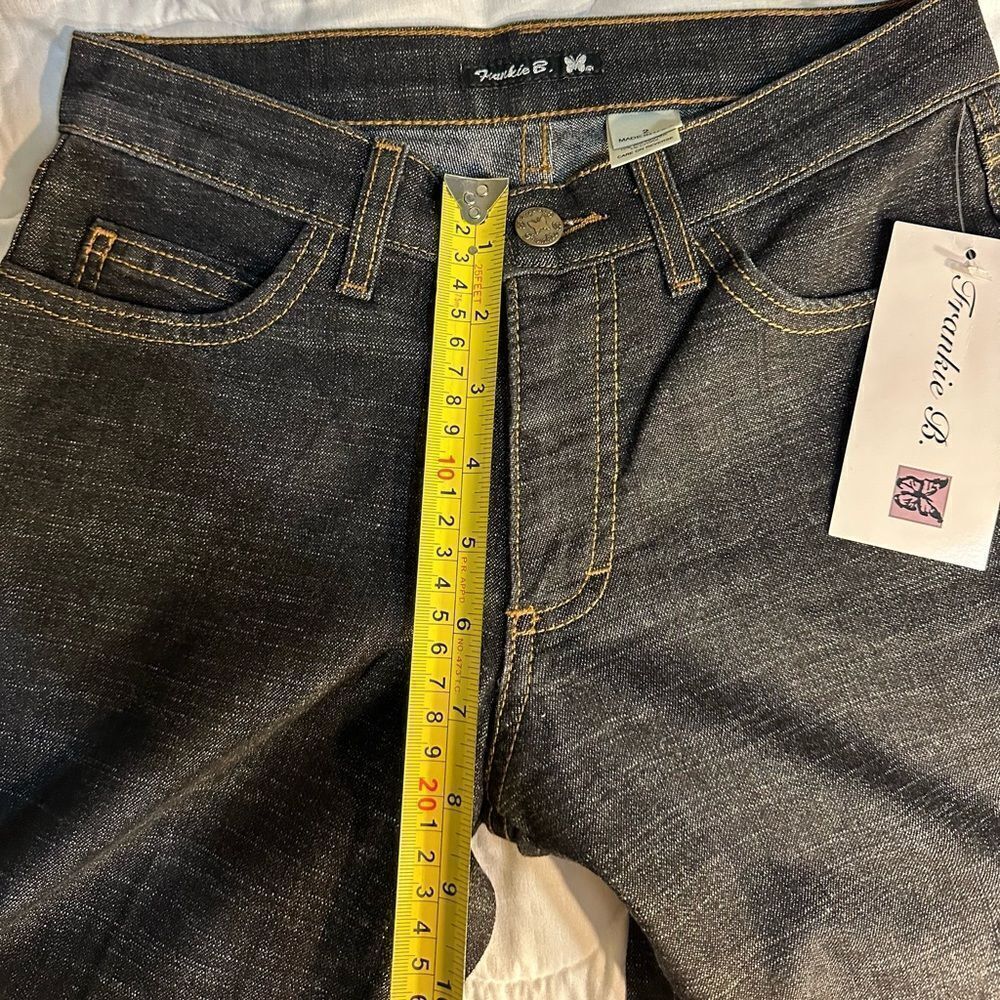 Frankie B Black Jeans Size 2, Inseam: 34 inches Bootcut - Picture 5 of 13